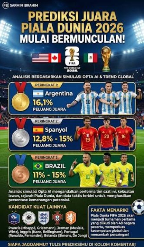 5 Prediksi Pra-Piala Dunia 2026